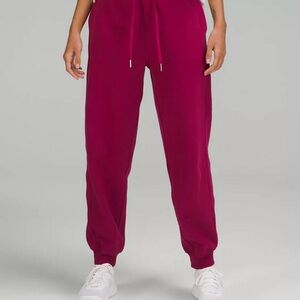Lululemon Scuba Magenta Jogger Pants
